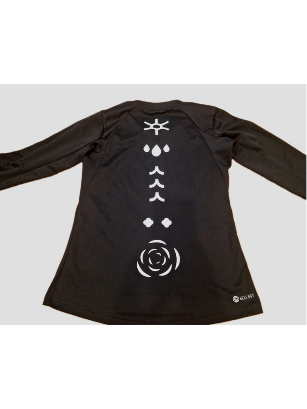 Adidas Paris Tennis FreeLift 3/4 Length Sleeve Tee Womens XS HEAT.RDY Black Logo